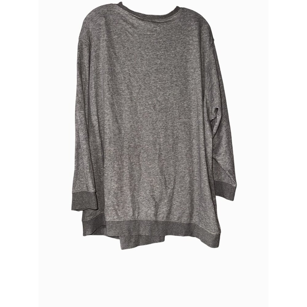 Torrid Gray Long Sleeve sweatshirt Red Heart Snake tunic - Picture 4 of 4